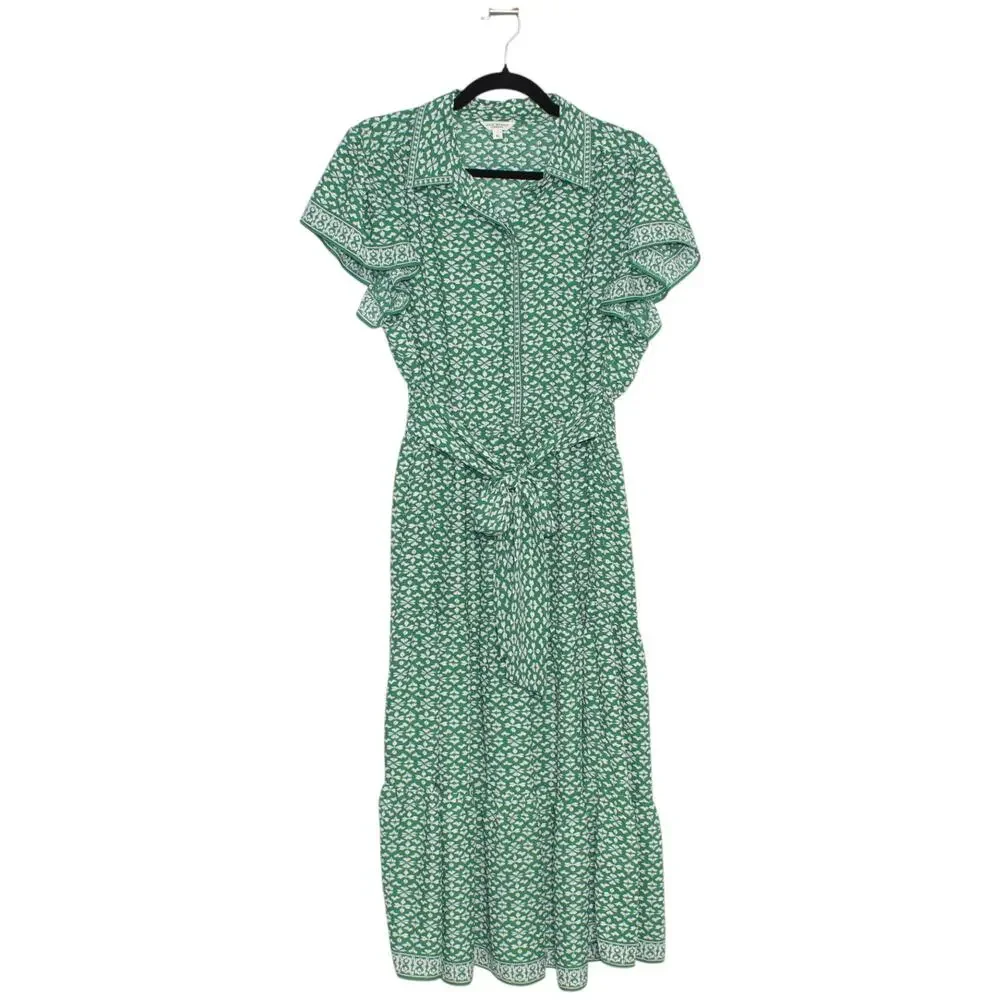 Max Studio Green Flowy Midi Dress Size XLarge